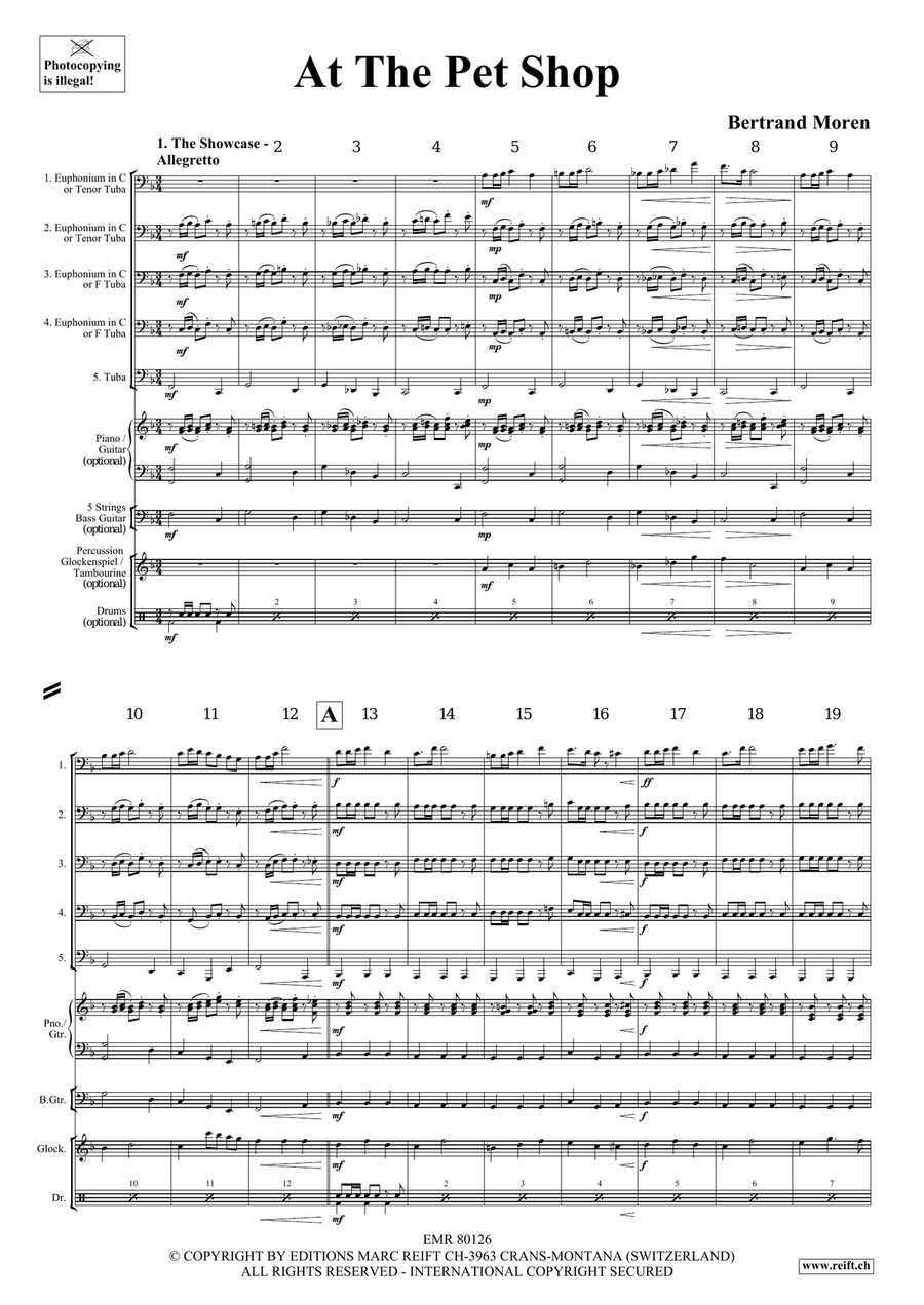 At The Pet Shop At The Pet Shop Tuba scores gallery preview page 4