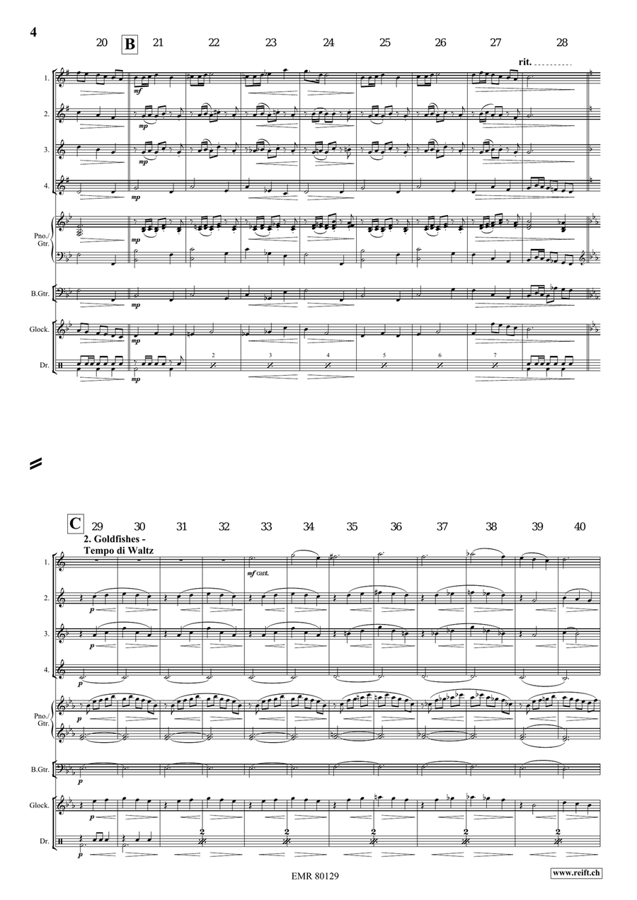 At The Pet Shop At The Pet Shop Saxophone Quartet scores gallery preview page 5