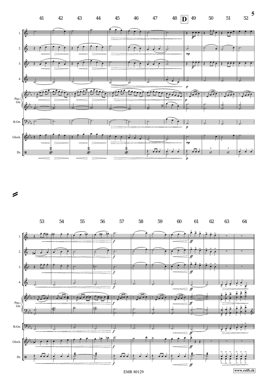 At The Pet Shop At The Pet Shop Saxophone Quartet scores gallery preview page 6