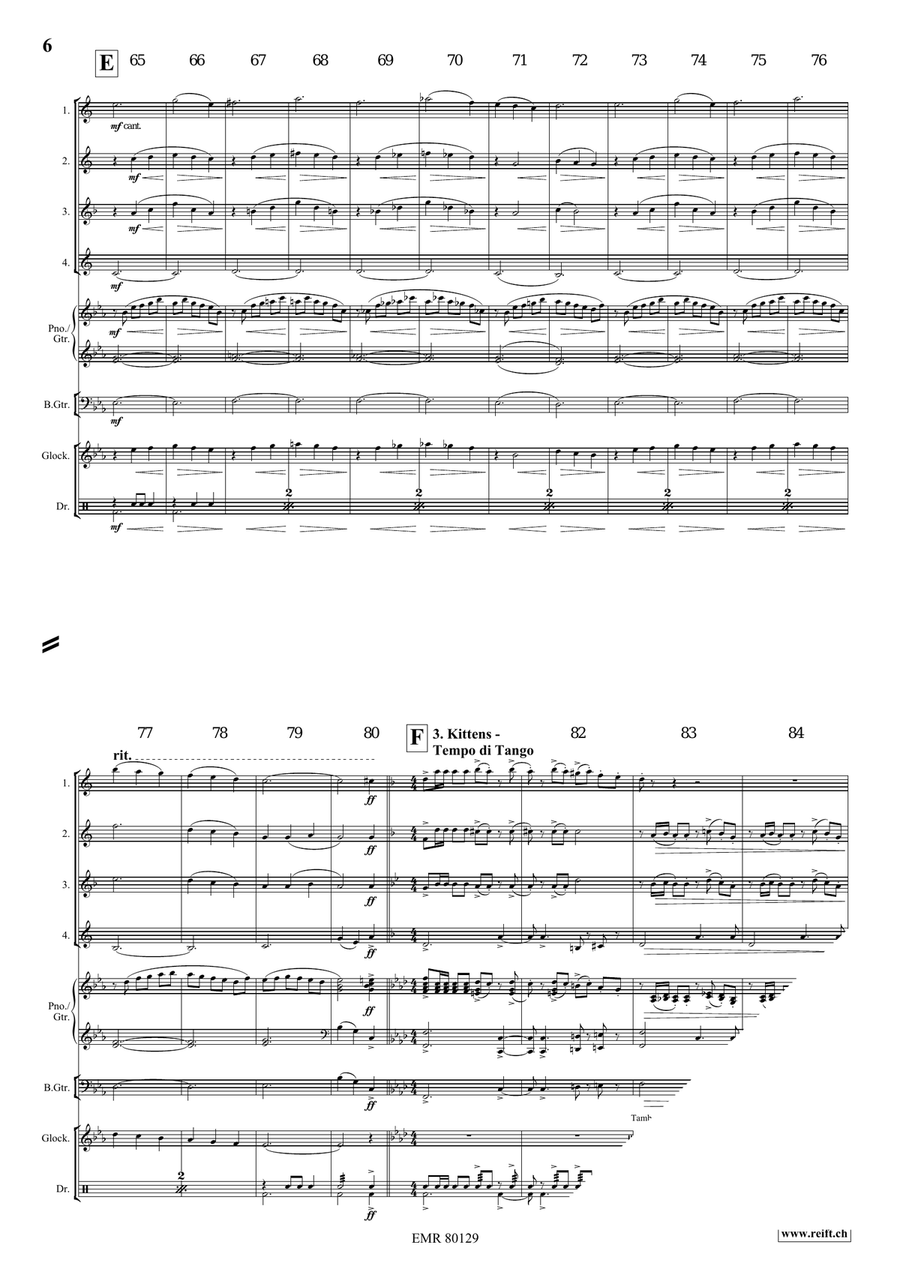 At The Pet Shop At The Pet Shop Saxophone Quartet scores gallery preview page 7