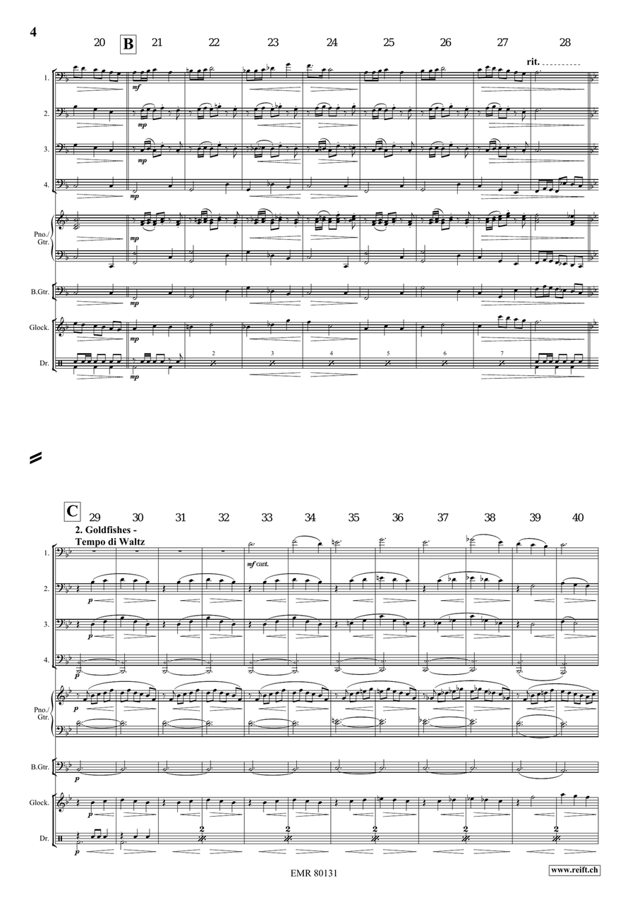 At The Pet Shop At The Pet Shop Trombone Quartet scores gallery preview page 5