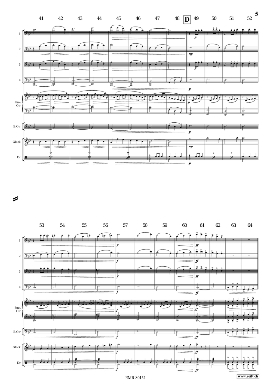At The Pet Shop At The Pet Shop Trombone Quartet scores gallery preview page 6