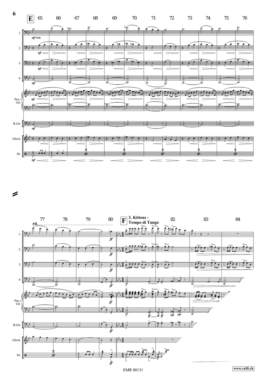 At The Pet Shop At The Pet Shop Trombone Quartet scores gallery preview page 7