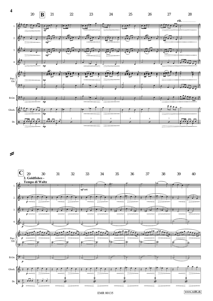 At The Pet Shop At The Pet Shop Flute Quartet scores gallery preview page 5