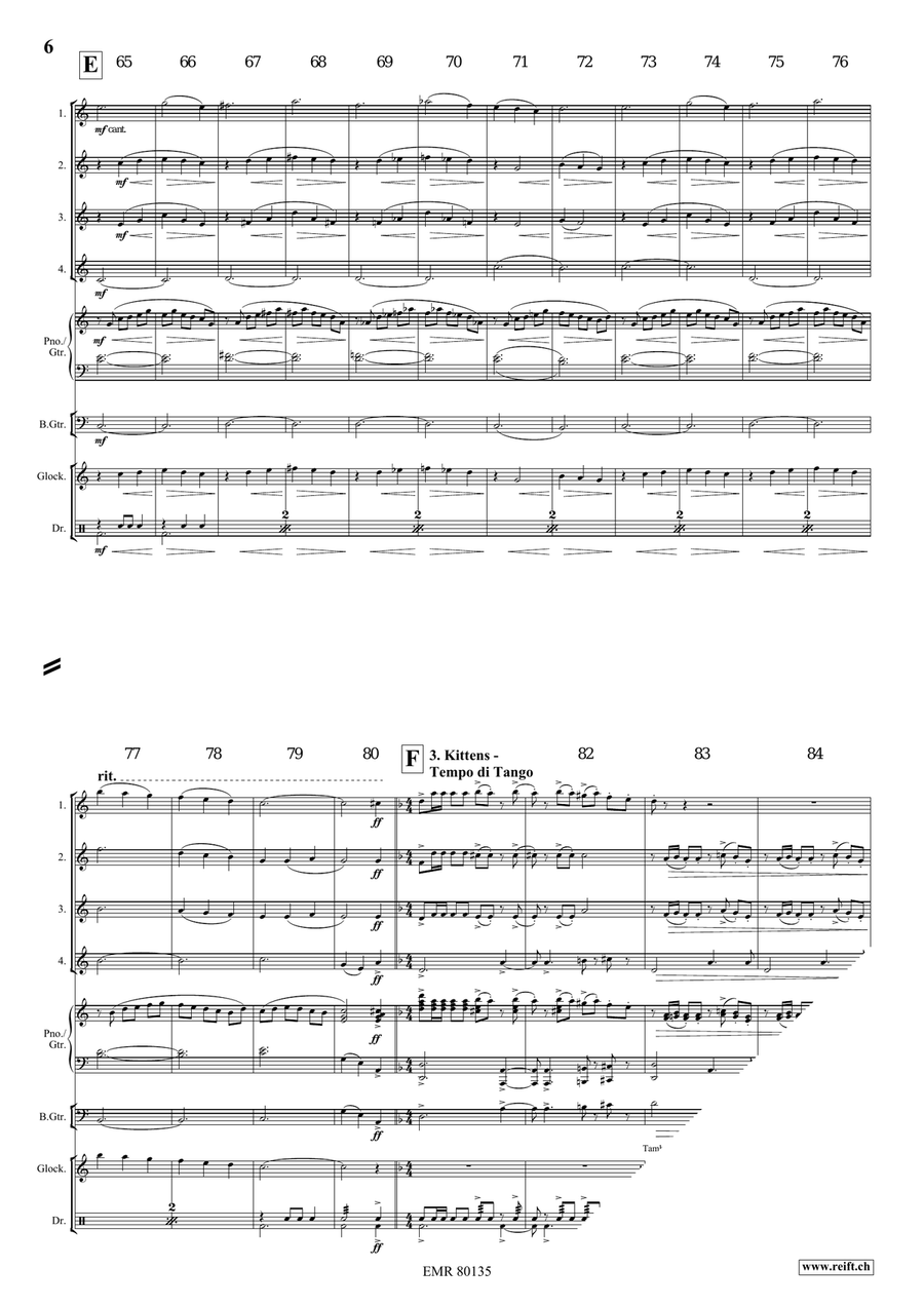 At The Pet Shop At The Pet Shop Flute Quartet scores gallery preview page 7