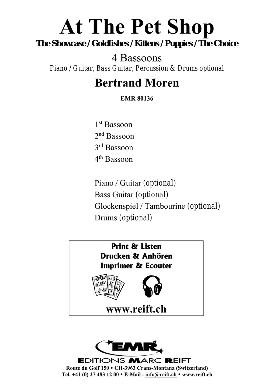 At The Pet Shop At The Pet Shop Bassoon Quartet scores gallery preview page 2