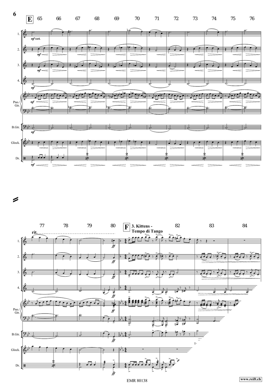 At The Pet Shop At The Pet Shop Euphonium Quartet scores gallery preview page 7