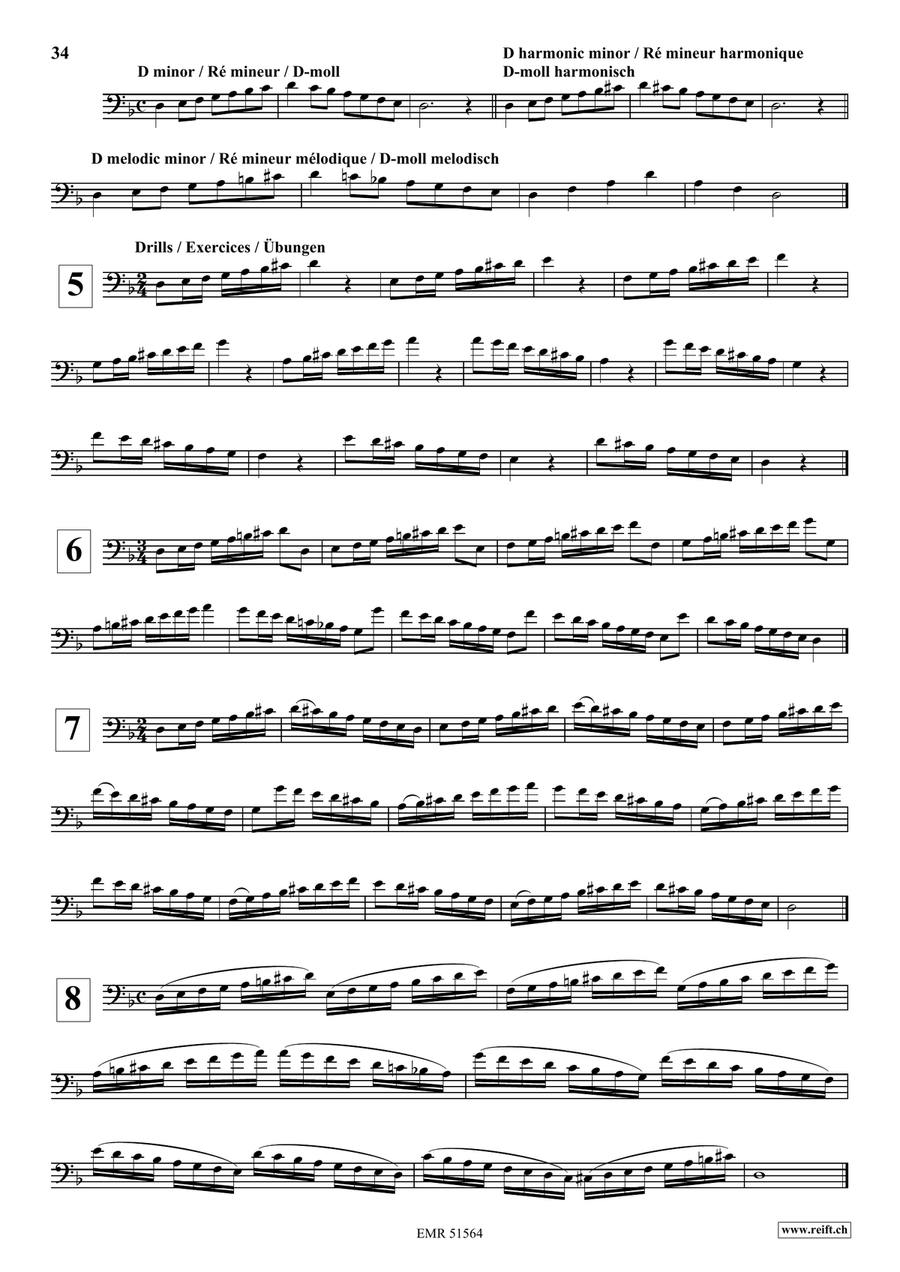 Arban Method Volume 1 Arban Method Volume 1 Baritone Horn BC scores gallery preview page 9
