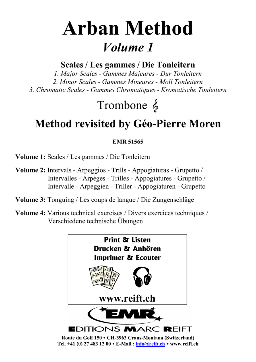 Arban Method Volume 1 Arban Method Volume 1 Trombone scores gallery preview page 2