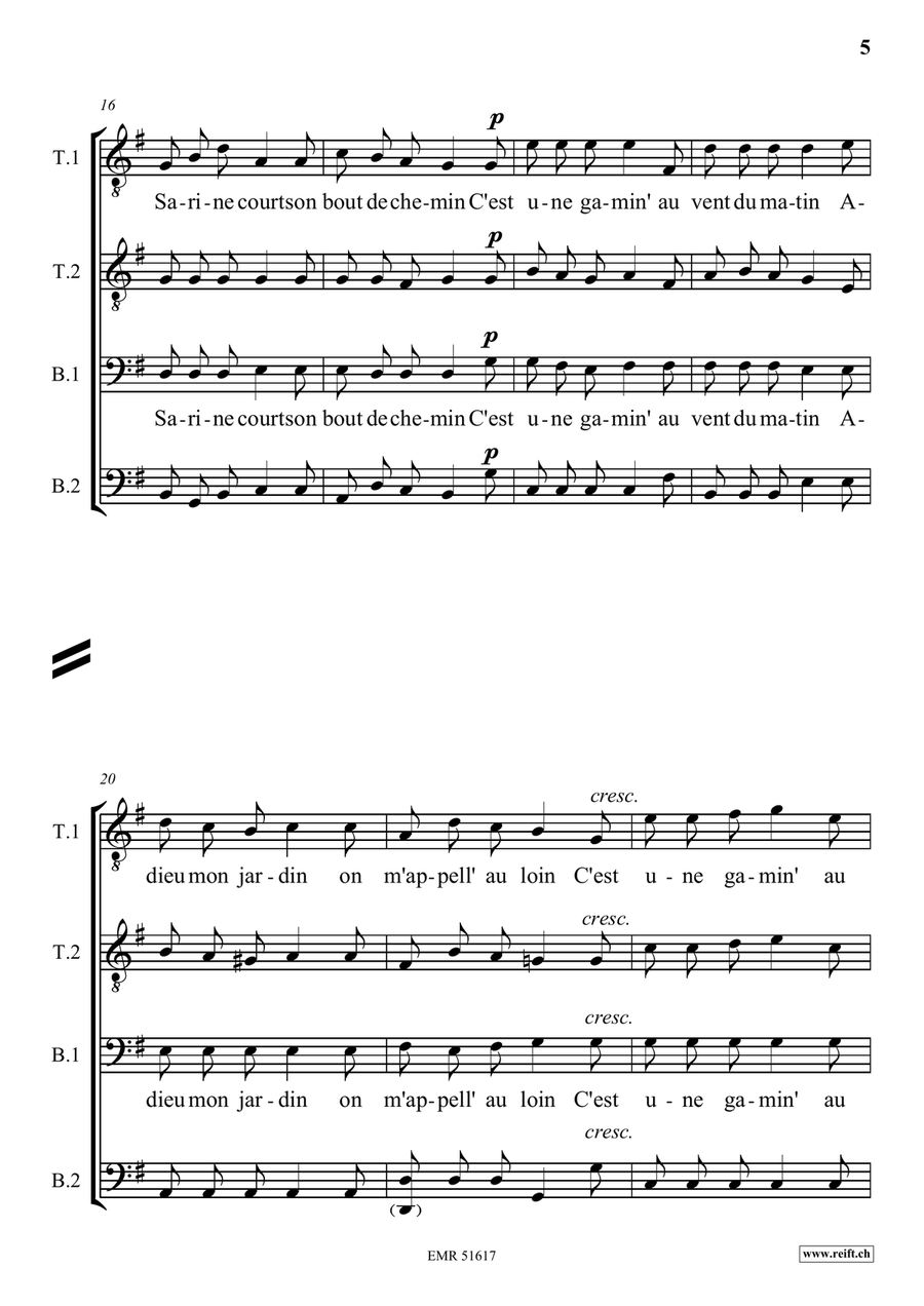 Les Ponts de Fribourg Les Ponts de Fribourg Score scores gallery preview page 6