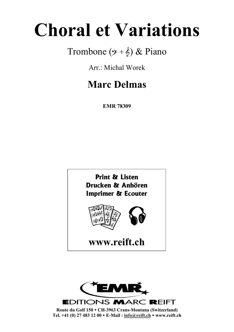 Choral et Variations Choral et Variations Piano Accompaniment scores gallery preview page 2