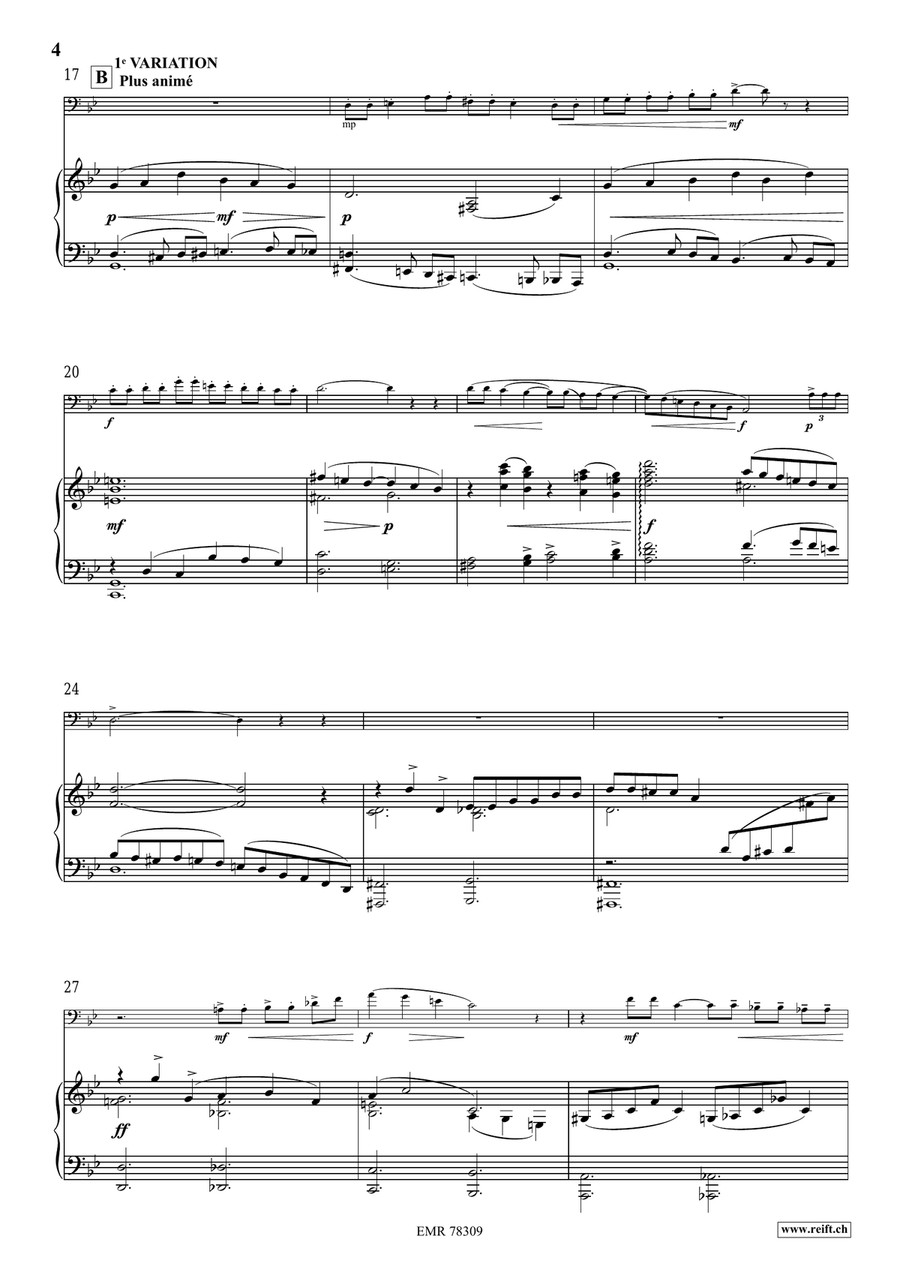 Choral et Variations Choral et Variations Piano Accompaniment scores gallery preview page 5