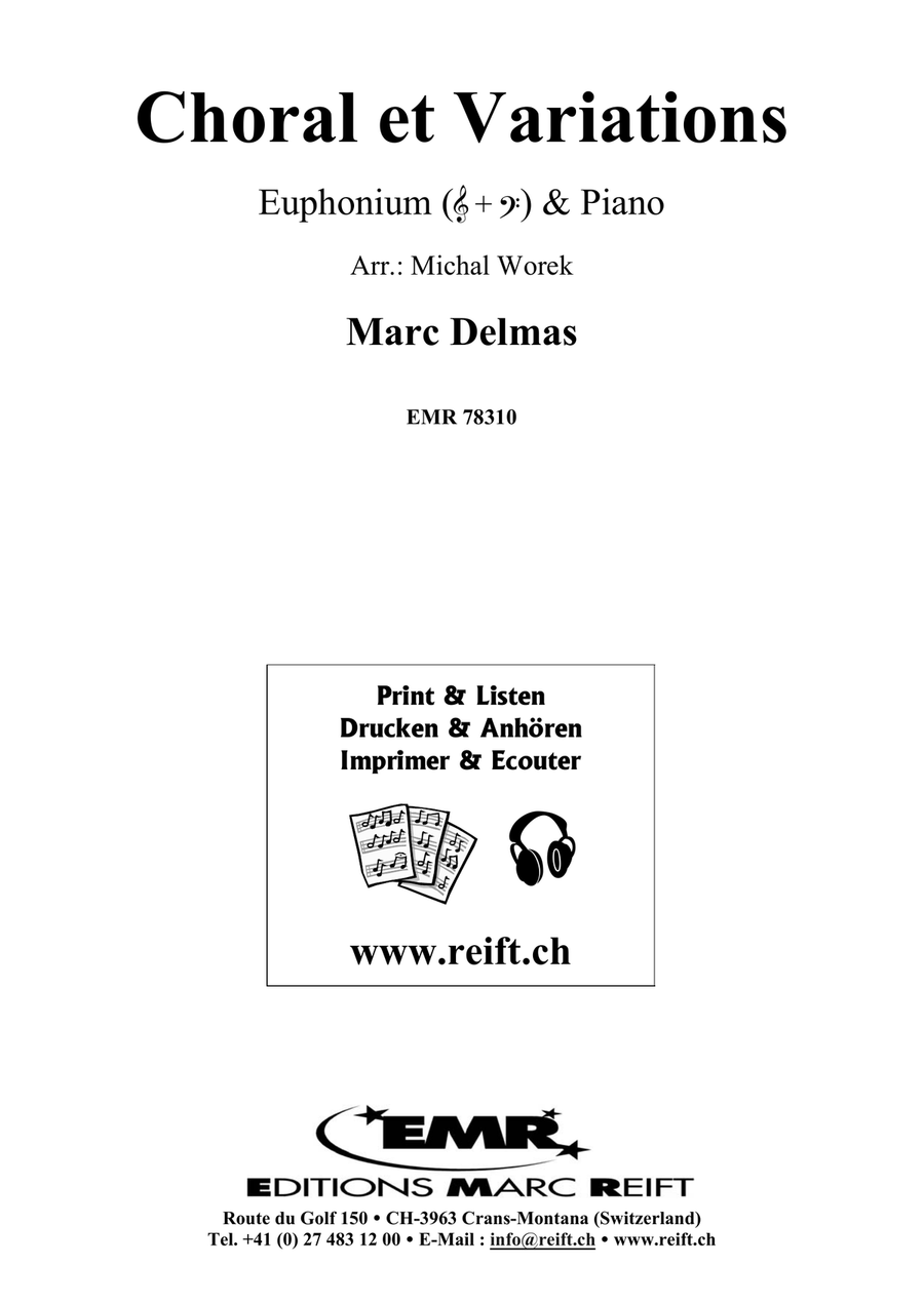 Choral et Variations Choral et Variations Euphonium scores gallery preview page 2