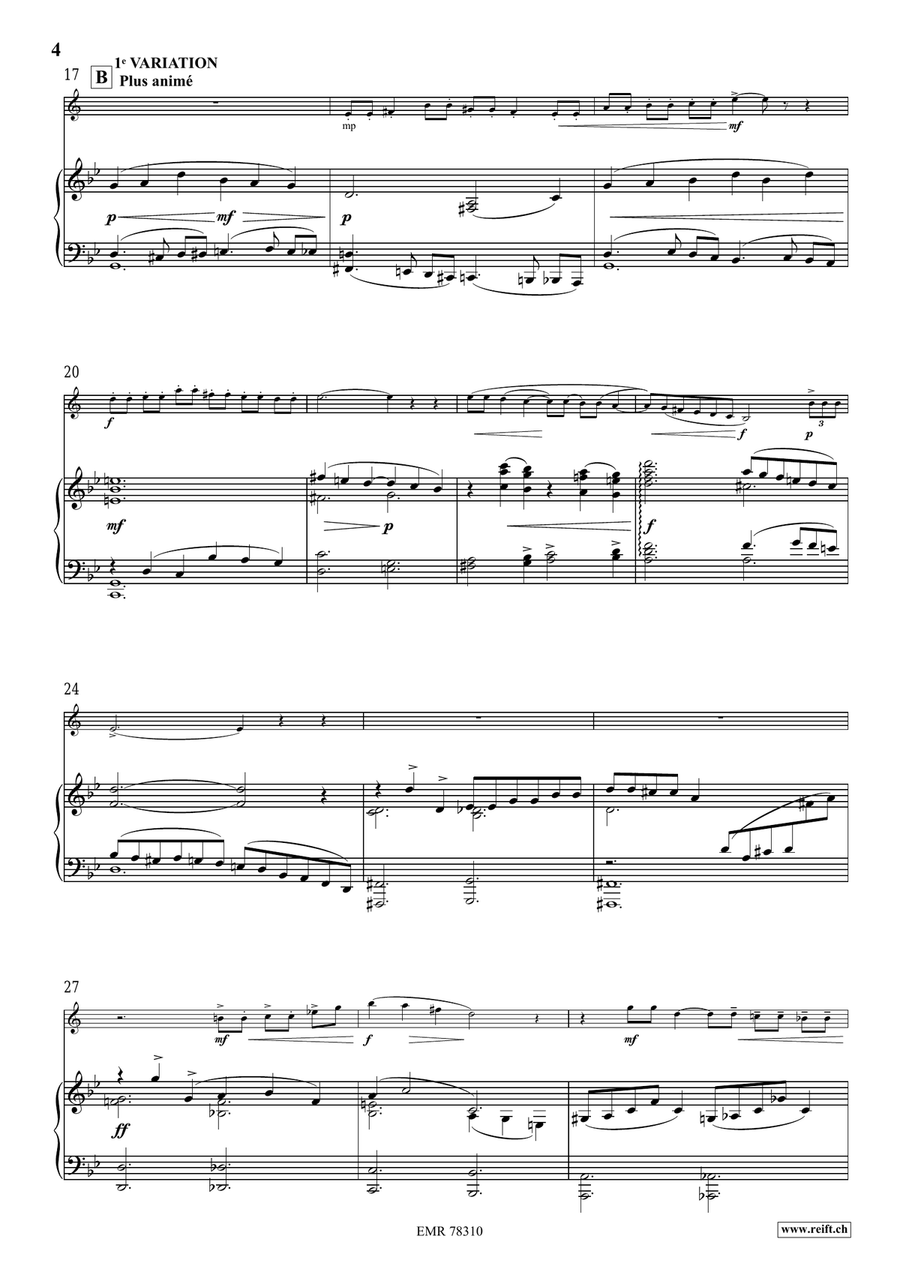 Choral et Variations Choral et Variations Euphonium scores gallery preview page 5