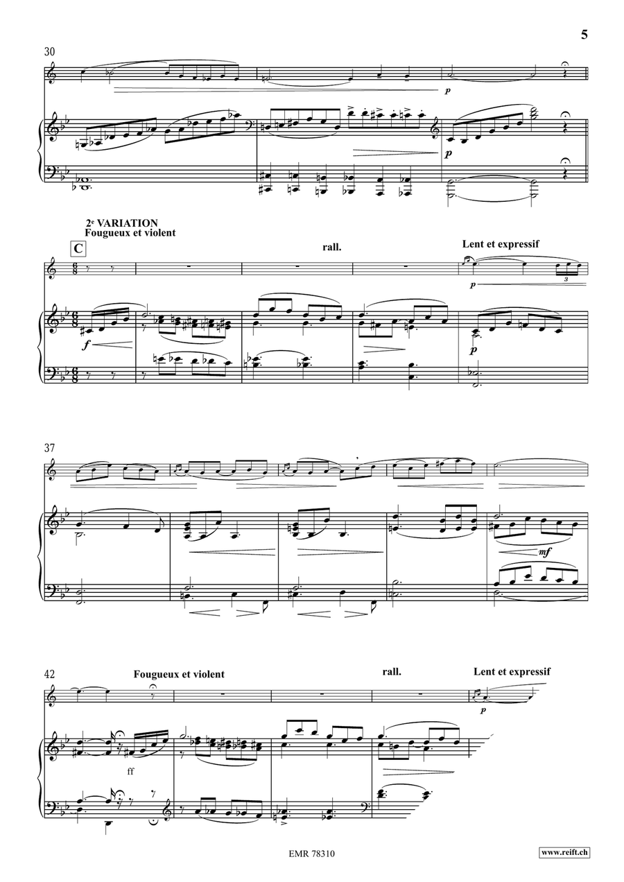 Choral et Variations Choral et Variations Euphonium scores gallery preview page 6