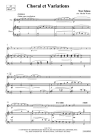 Choral et Variations Flute Solo scores gallery preview page 4