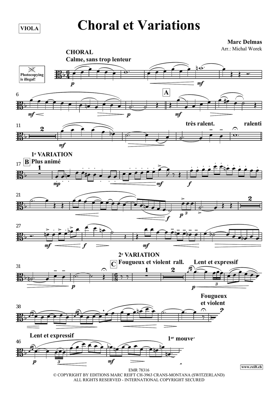 Choral et Variations Choral et Variations Choir scores gallery preview page 3