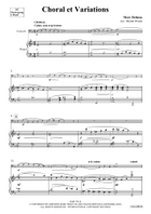 Choral et Variations Choir scores gallery preview page 4