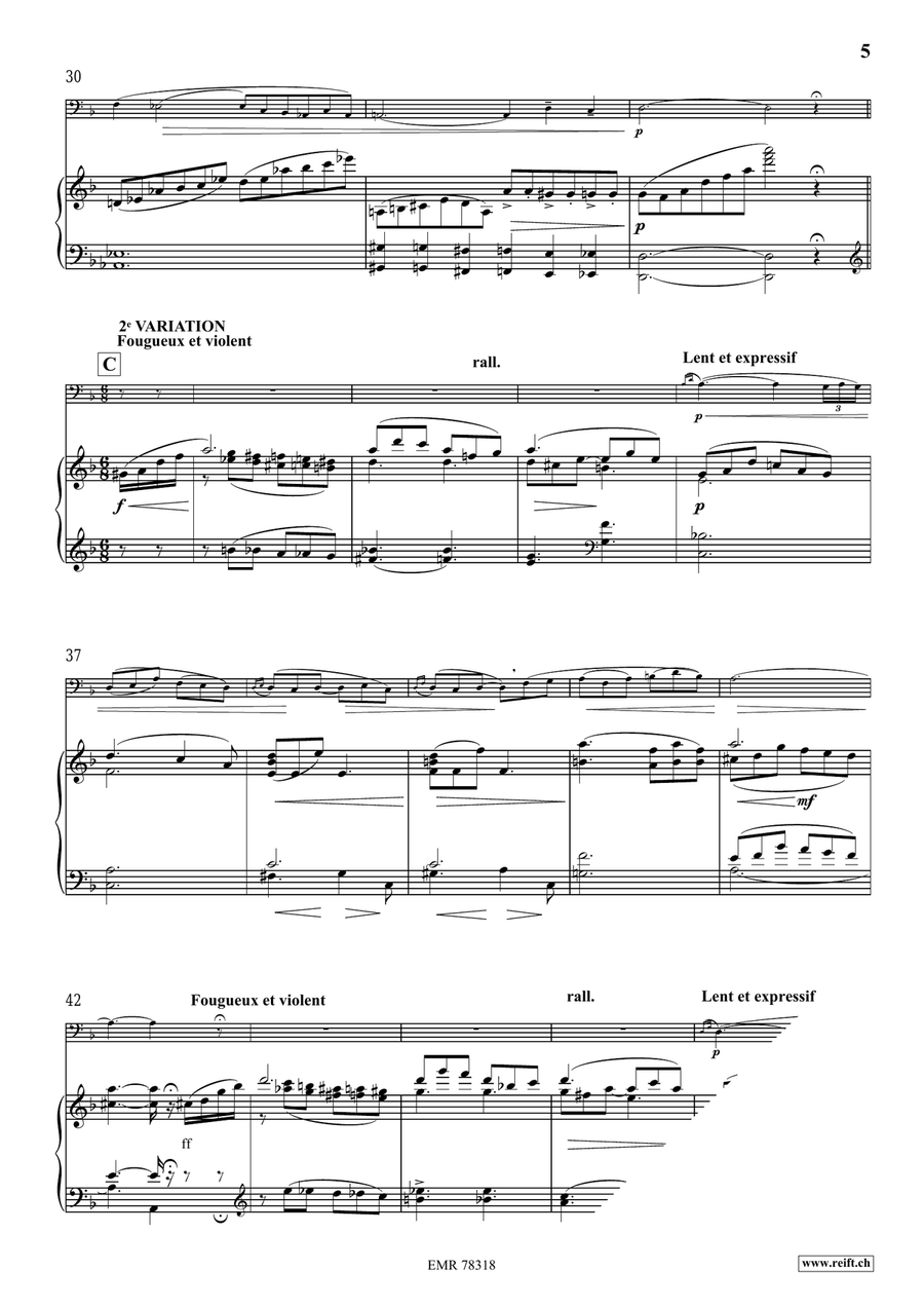 Choral et Variations Choir - Sheet Music page 6