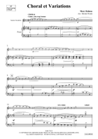 Choral et Variations Soprano Saxophone scores gallery preview page 4