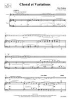 Choral et Variations Choir scores gallery preview page 4