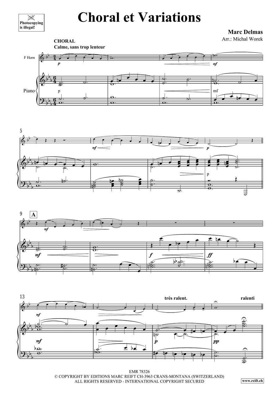 Choral et Variations Choir - Sheet Music page 4