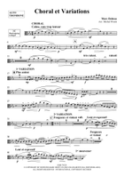 Choral et Variations Piano Accompaniment scores gallery preview page 3