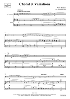 Choral et Variations Piano Accompaniment scores gallery preview page 4