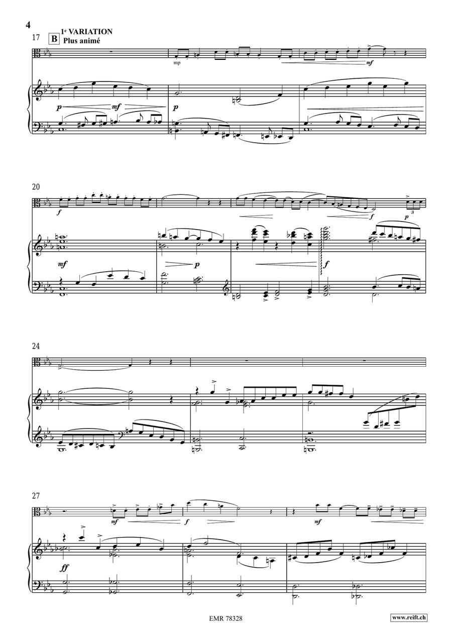 Choral et Variations Choral et Variations Piano Accompaniment scores gallery preview page 5