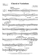 Choral et Variations Bass Trombone scores gallery preview page 3