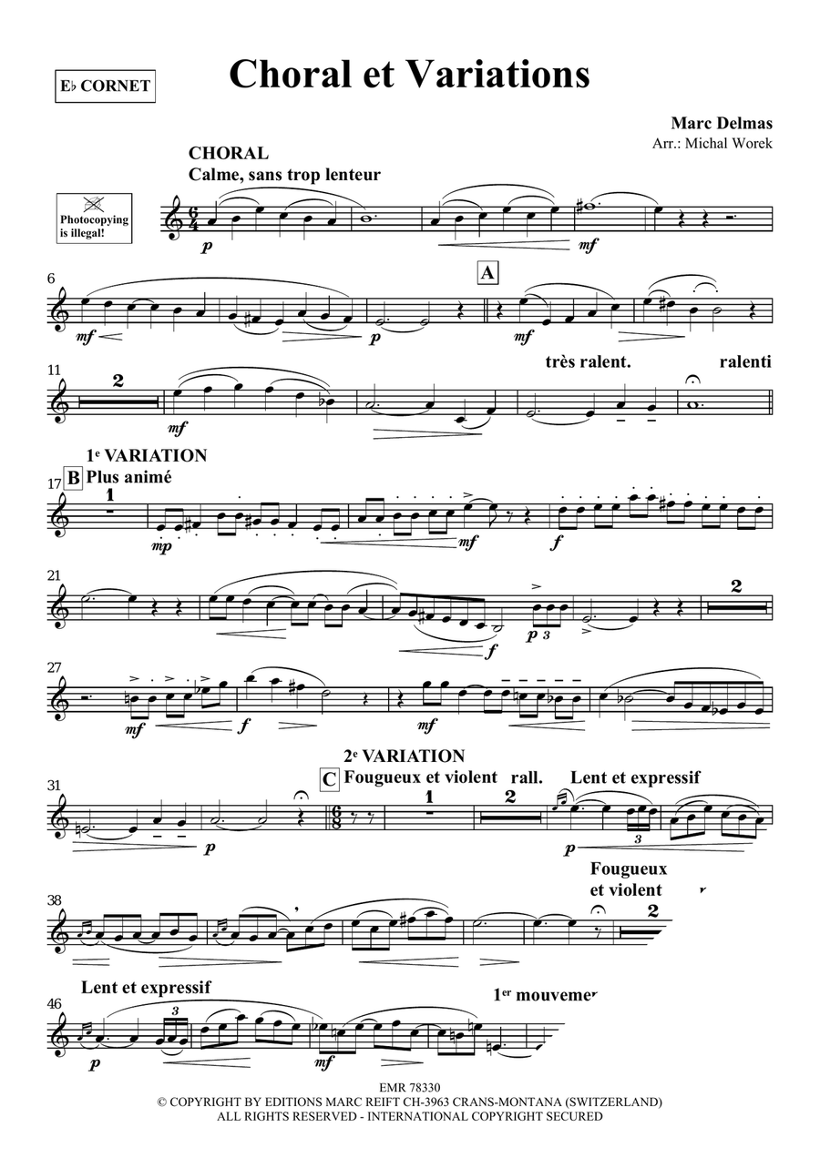 Choral et Variations Choral et Variations Choir scores gallery preview page 3