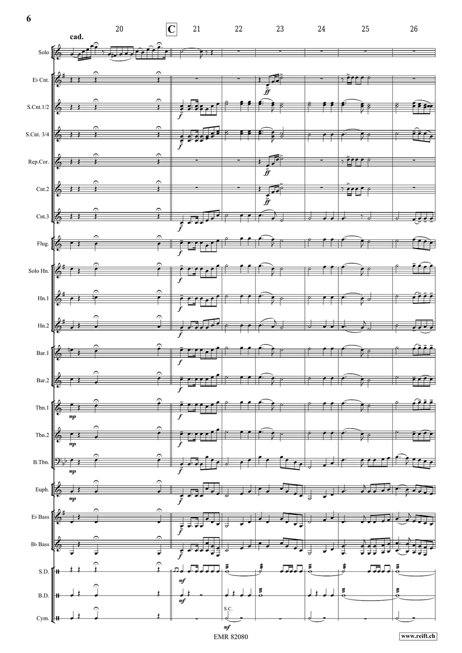 The Volunteer The Volunteer Brass Band scores gallery preview page 6
