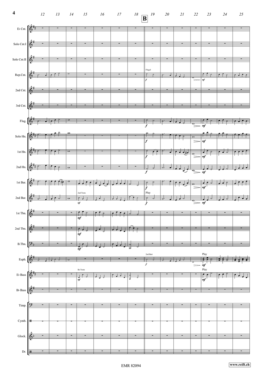 My Heart Rejoicing My Heart Rejoicing Brass Band scores gallery preview page 5