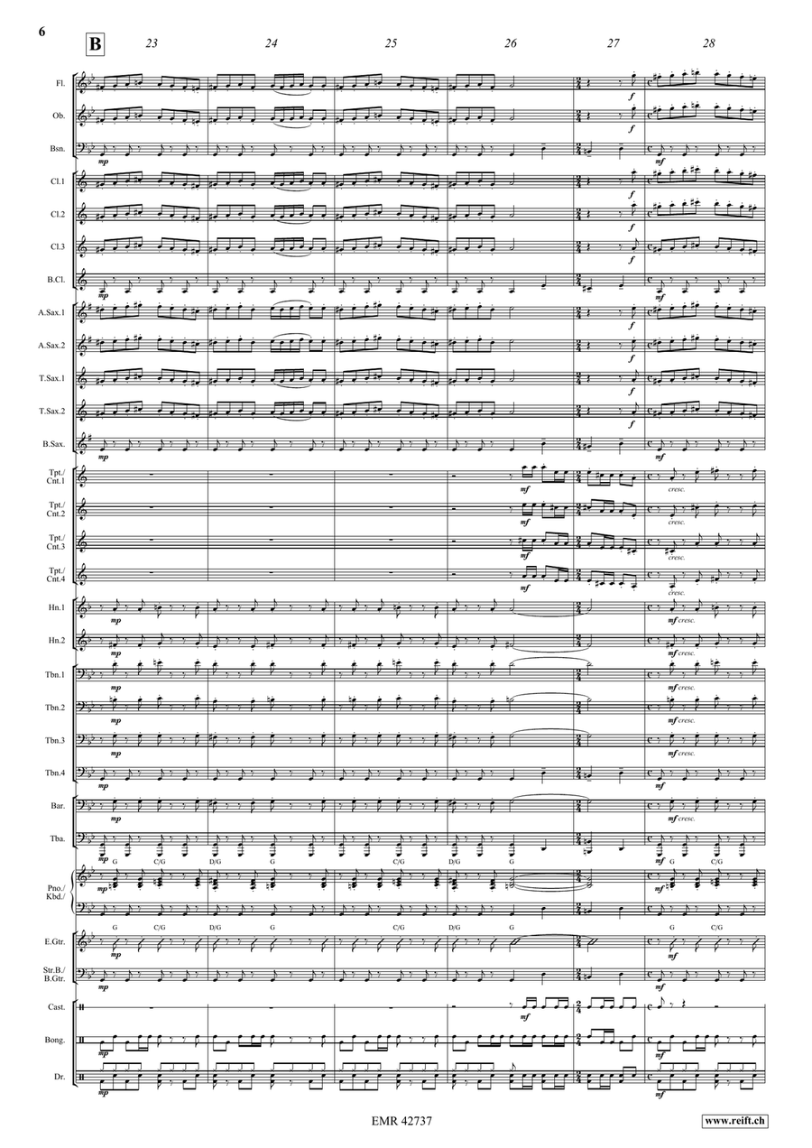 Arlesienne Fantasy Arlesienne Fantasy Concert Band scores gallery preview page 6