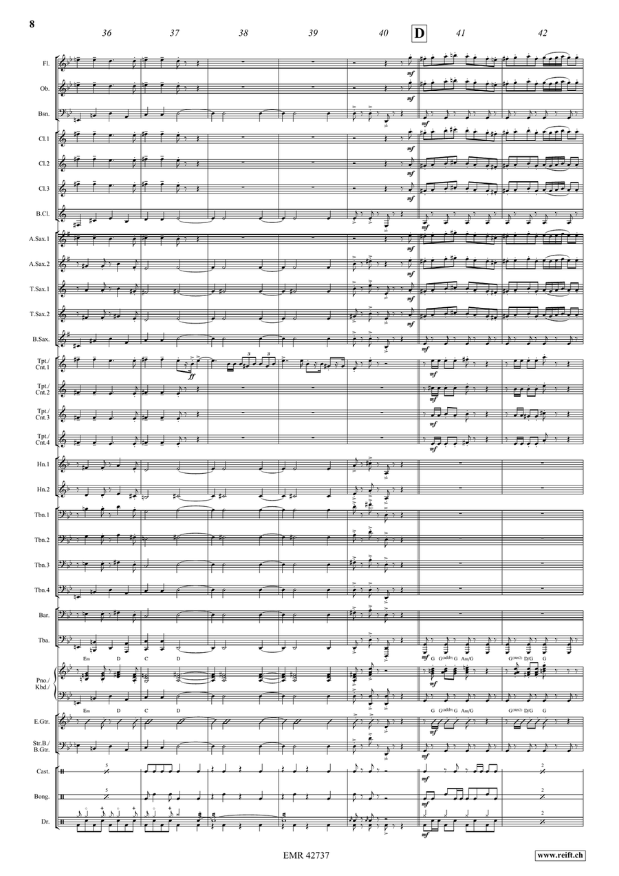 Arlesienne Fantasy Arlesienne Fantasy Concert Band scores gallery preview page 8