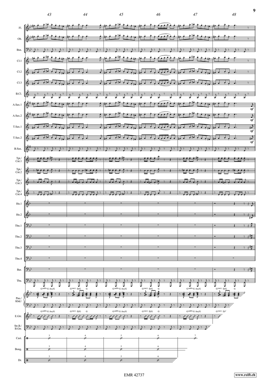 Arlesienne Fantasy Arlesienne Fantasy Concert Band scores gallery preview page 9