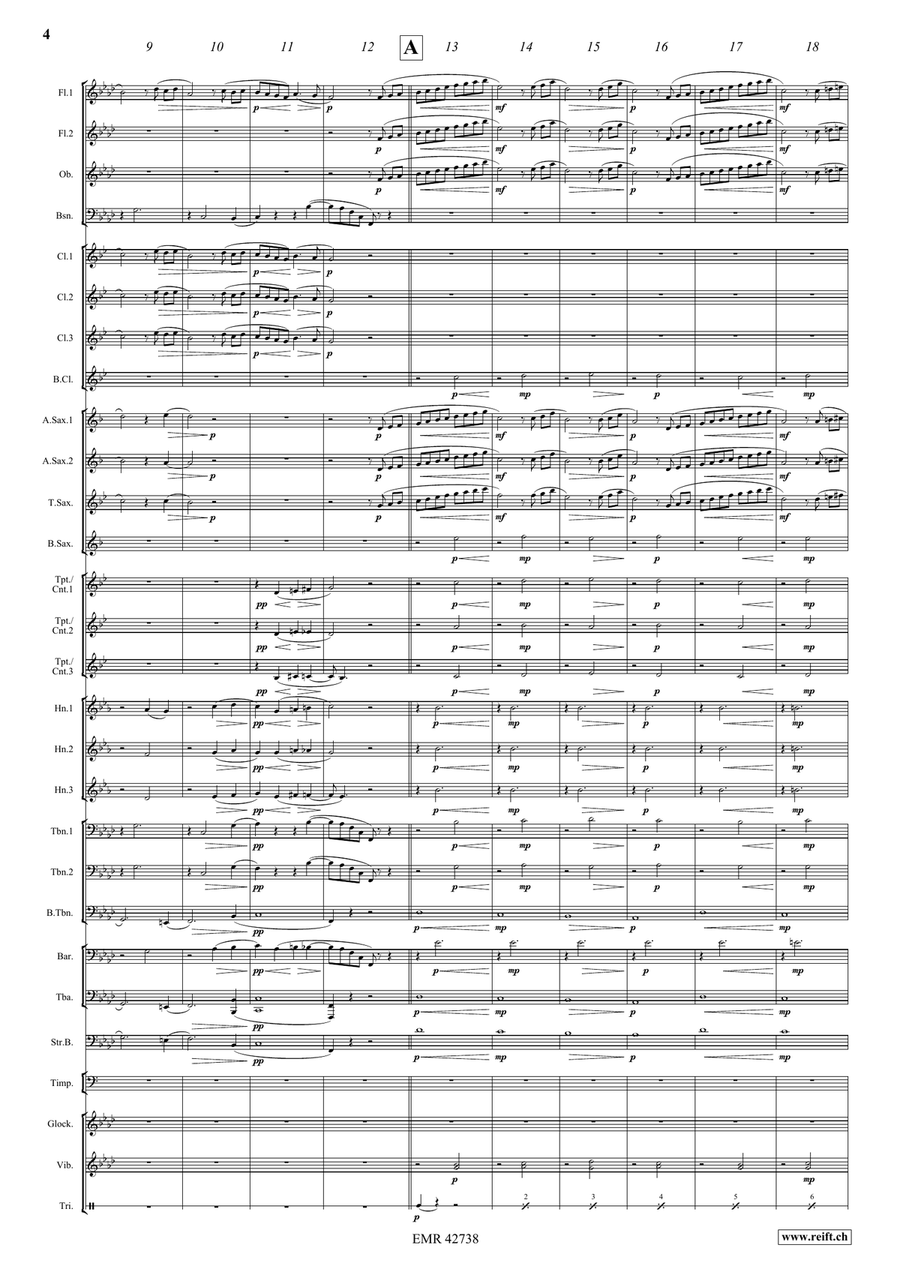Barcarolle Barcarolle Concert Band scores gallery preview page 4