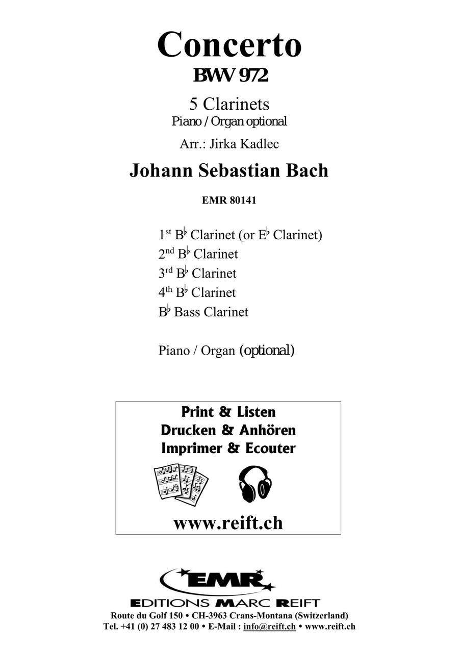 Concerto Concerto Clarinet Quintet scores gallery preview page 2