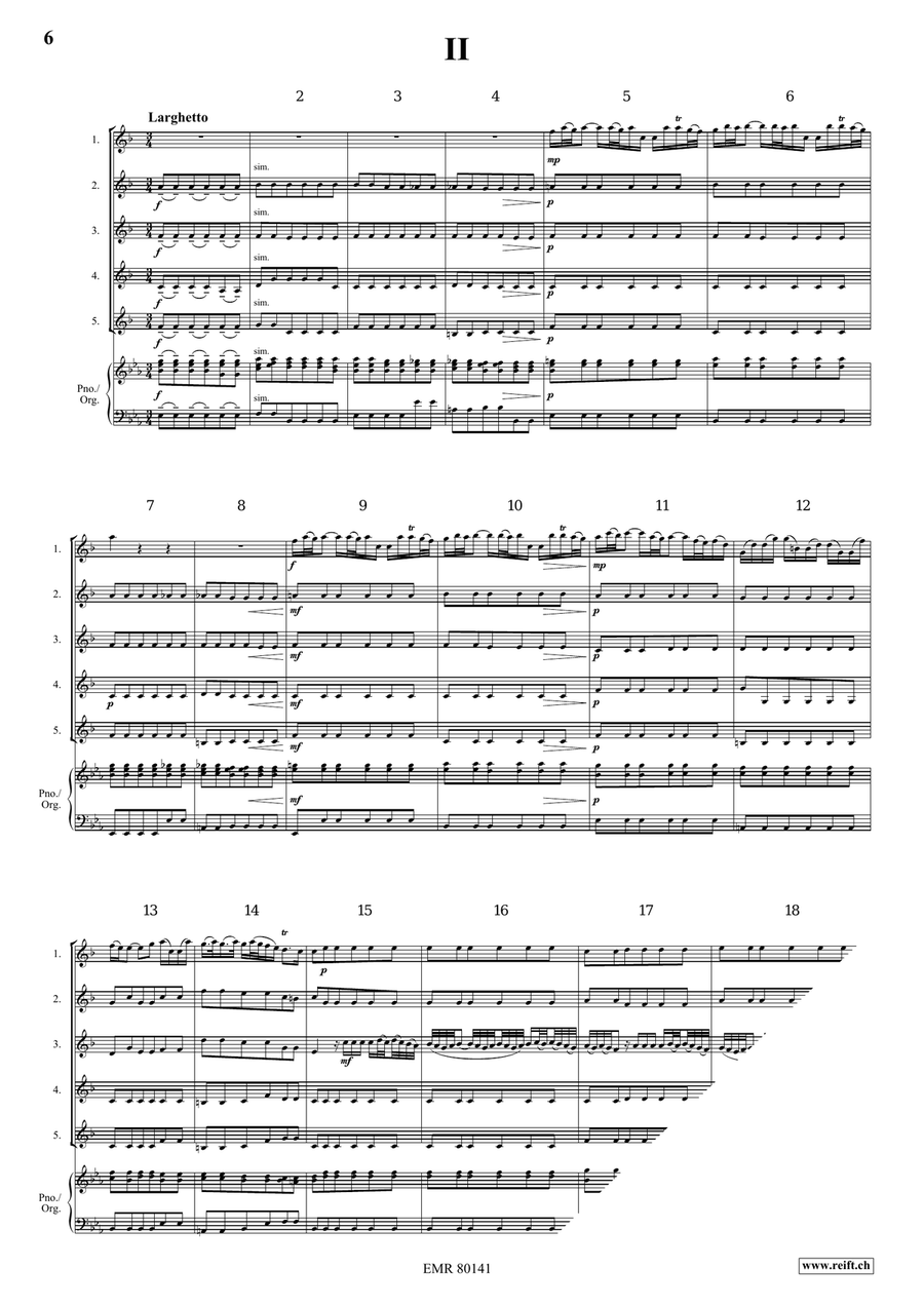 Concerto Concerto Clarinet Quintet scores gallery preview page 4