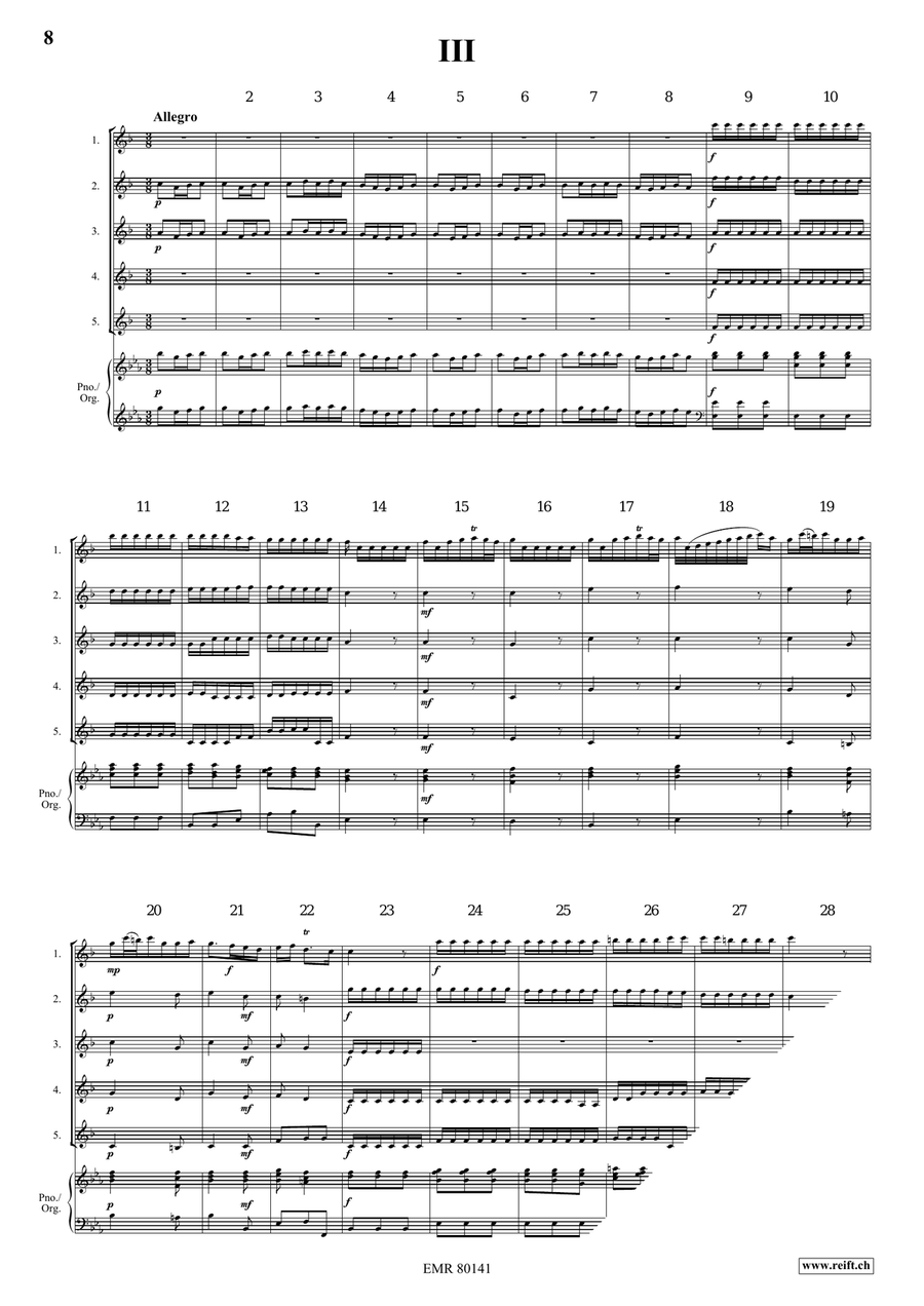 Concerto Concerto Clarinet Quintet scores gallery preview page 5