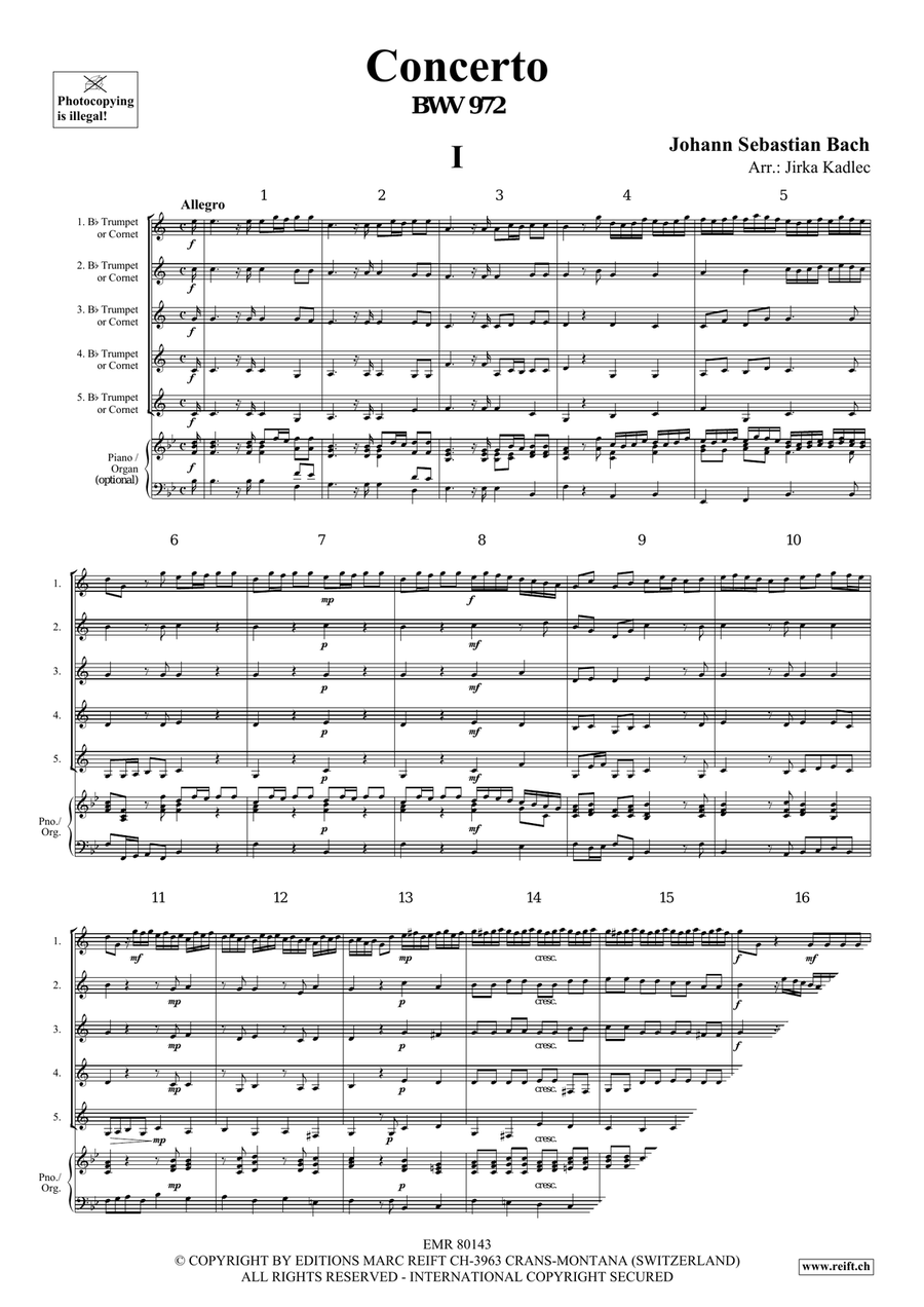 Concerto Concerto Cornet scores gallery preview page 3