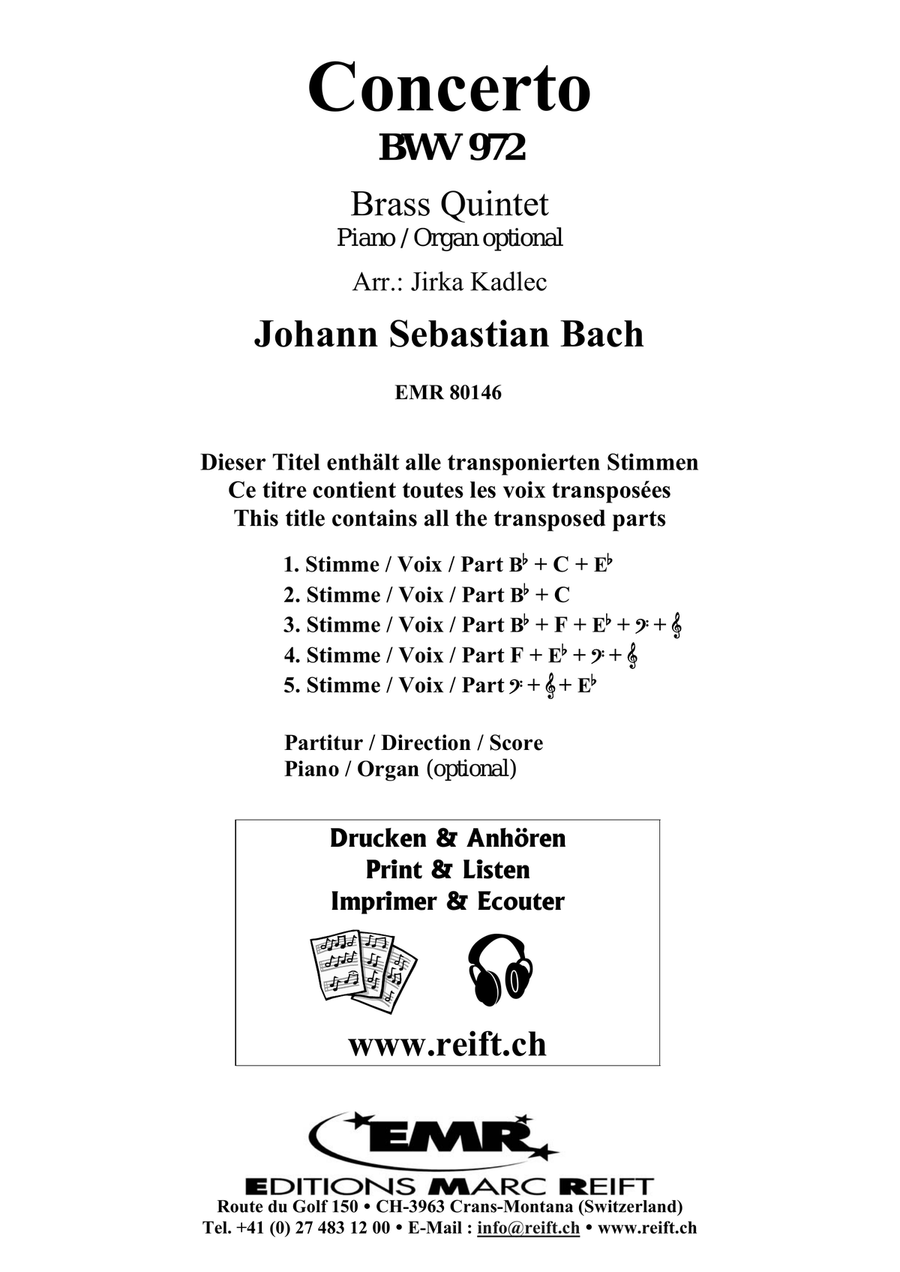 Concerto Concerto Brass Quintet scores gallery preview page 2