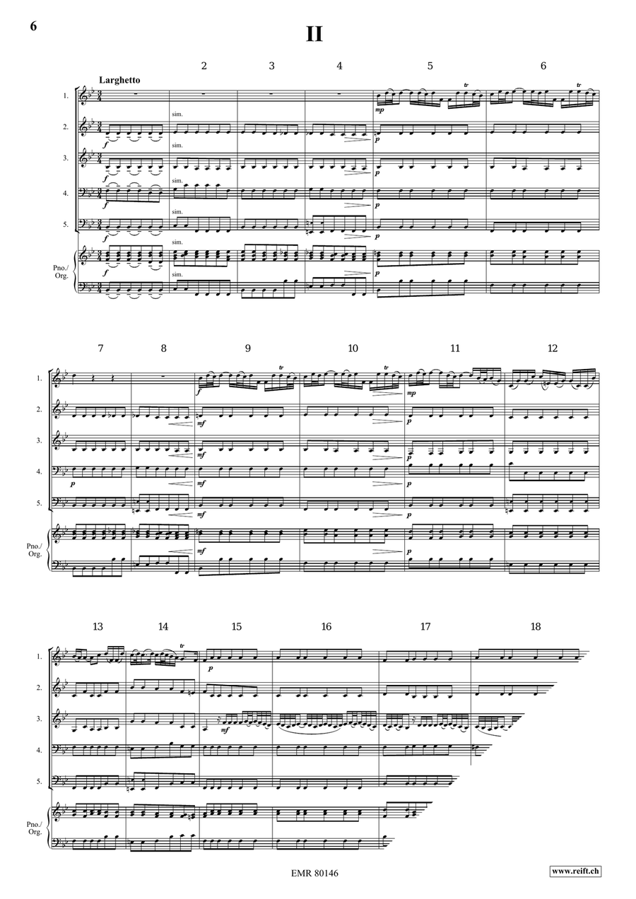 Concerto Concerto Brass Quintet scores gallery preview page 4