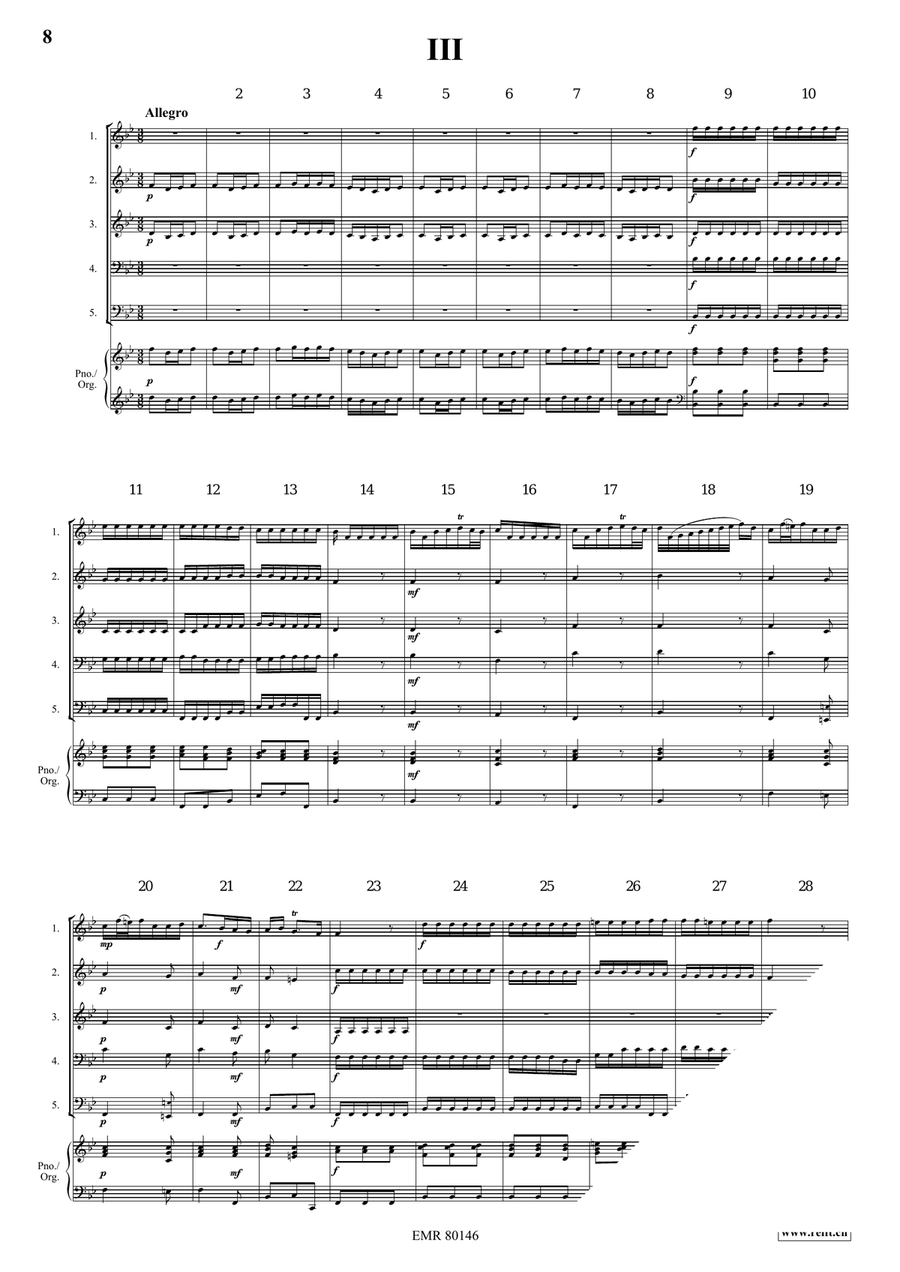 Concerto Concerto Brass Quintet scores gallery preview page 5