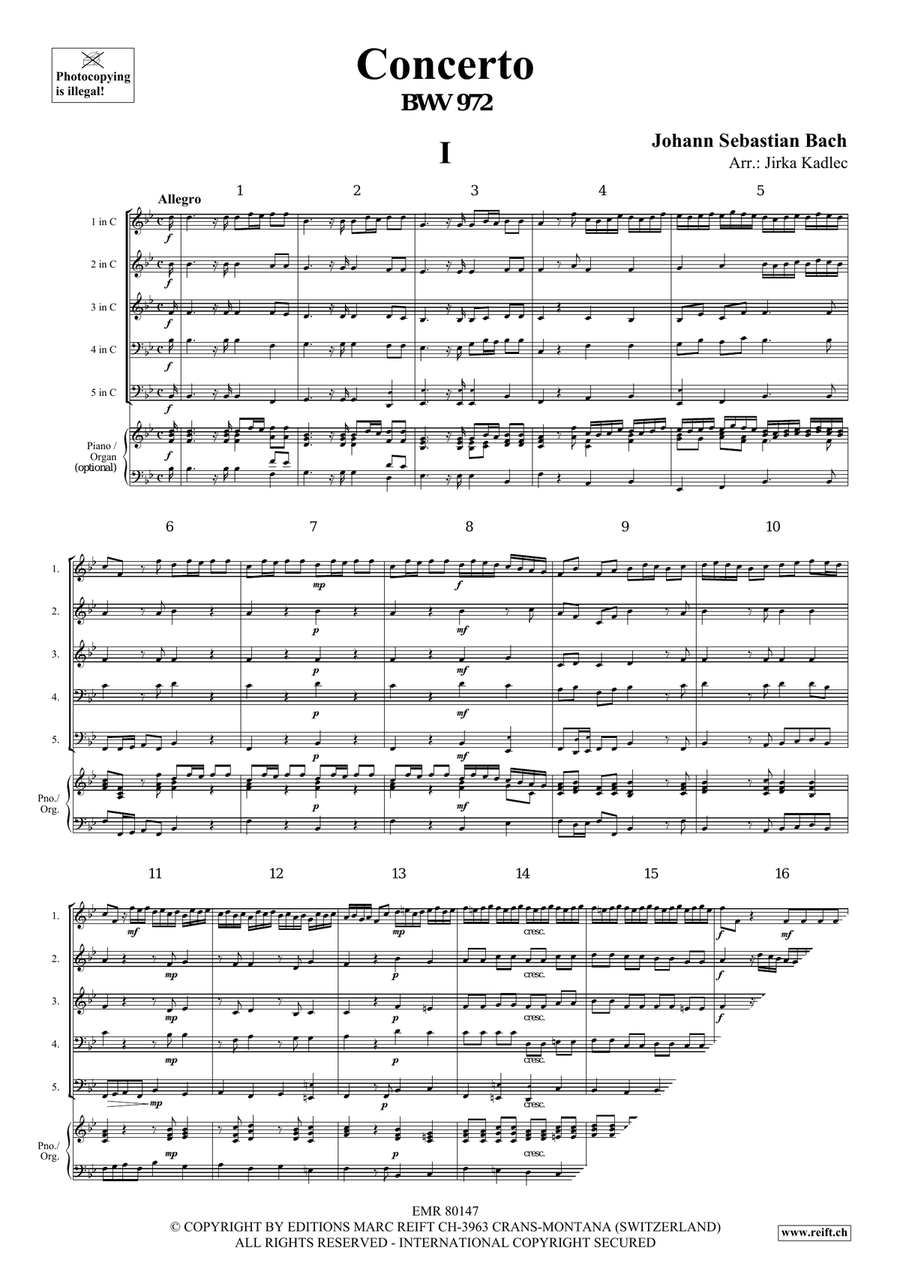 Concerto Concerto Woodwind Quintet scores gallery preview page 3