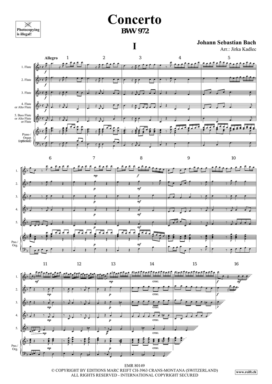 Concerto Concerto Flute scores gallery preview page 3