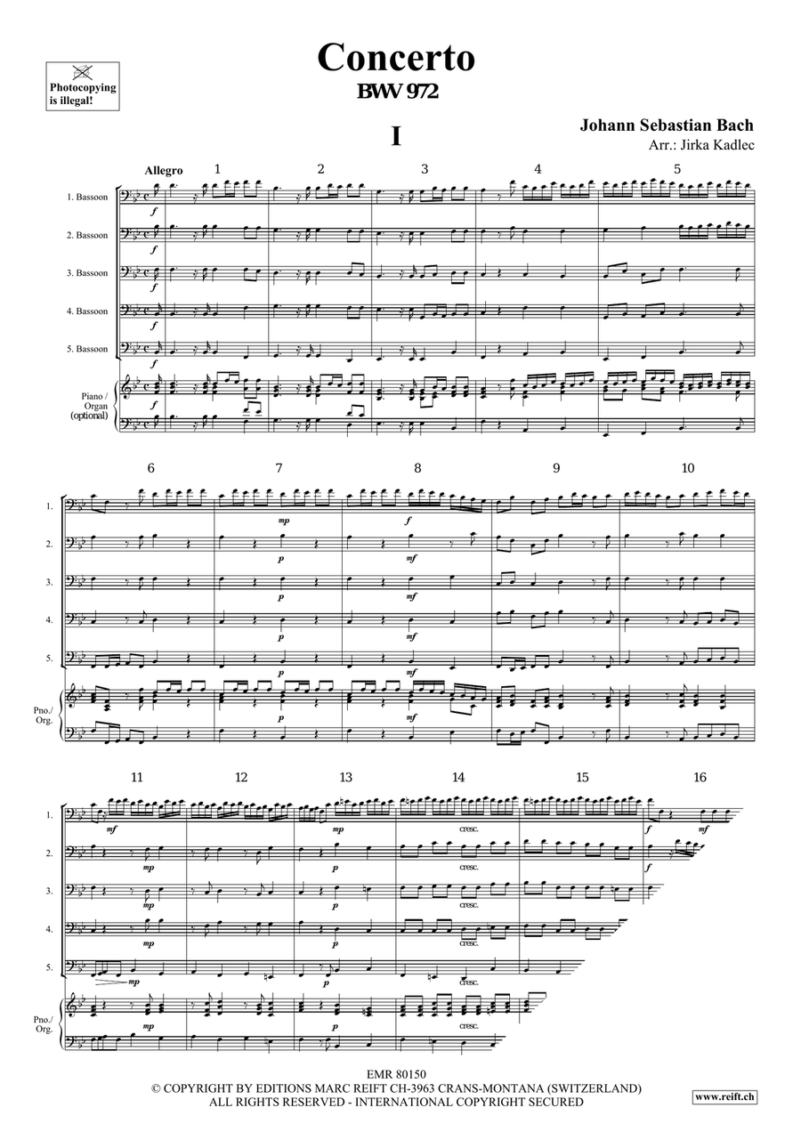 Concerto Concerto Bassoon scores gallery preview page 3