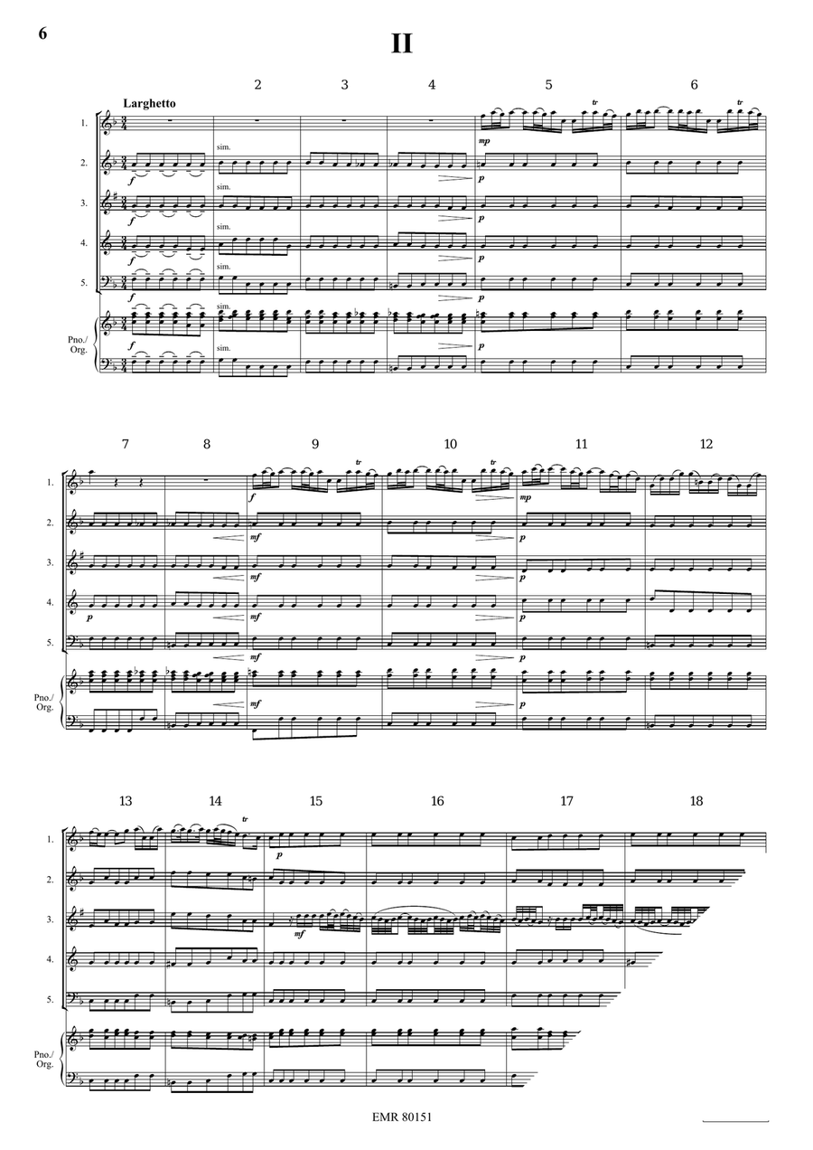 Concerto Concerto Woodwind Quintet scores gallery preview page 4