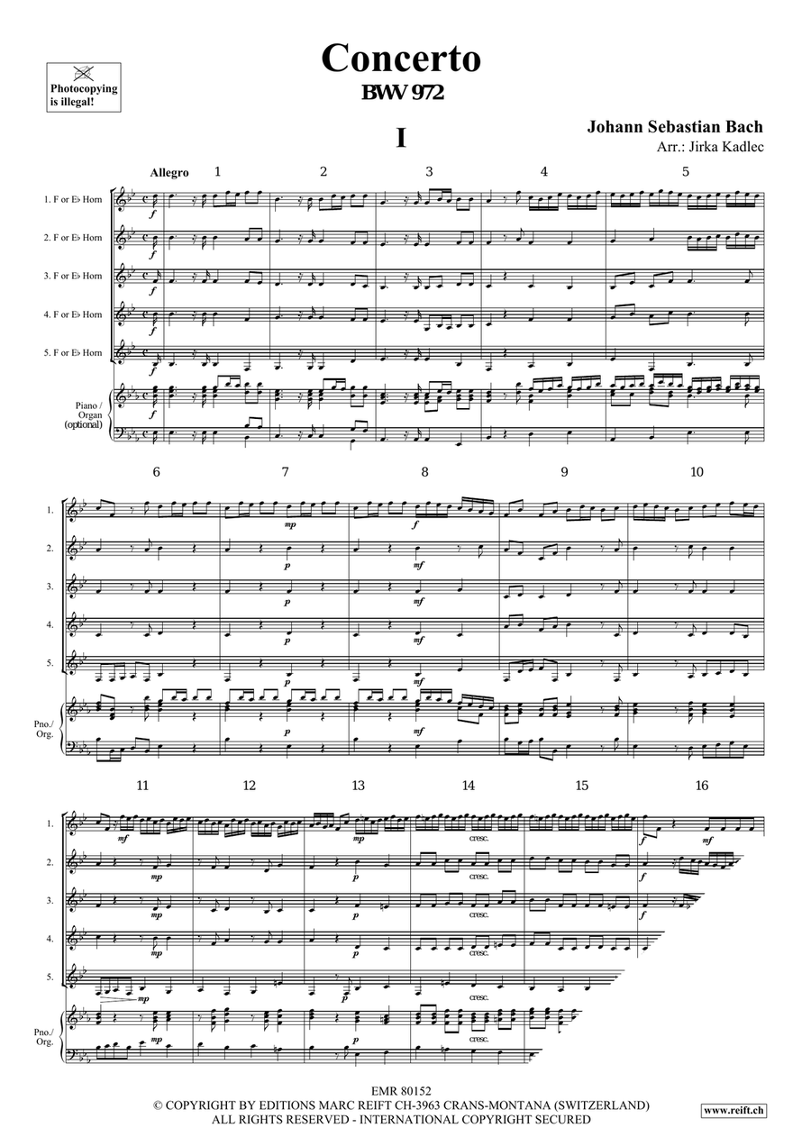 Concerto Concerto Horn scores gallery preview page 3