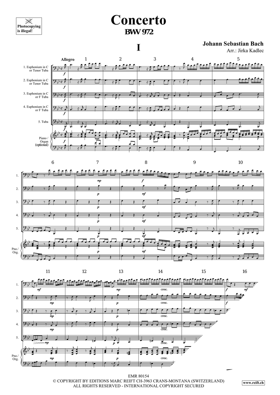 Concerto Concerto Tuba scores gallery preview page 3